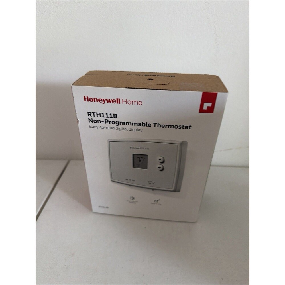 HONEYWELL HOME RTH111B NON-PROGRAMMABLE SINGLE STAGE THERMOSTAT 1-HEAT 1-COOL